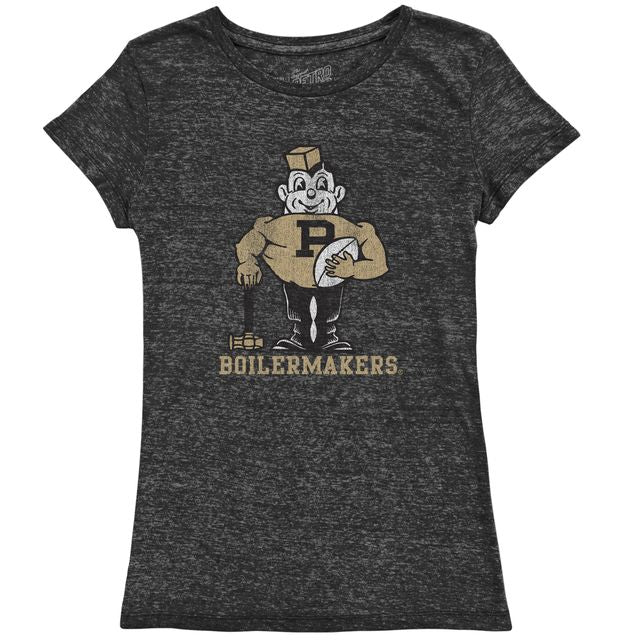 Purdue Boilermakers Tri-Blend Women's Crew Tee