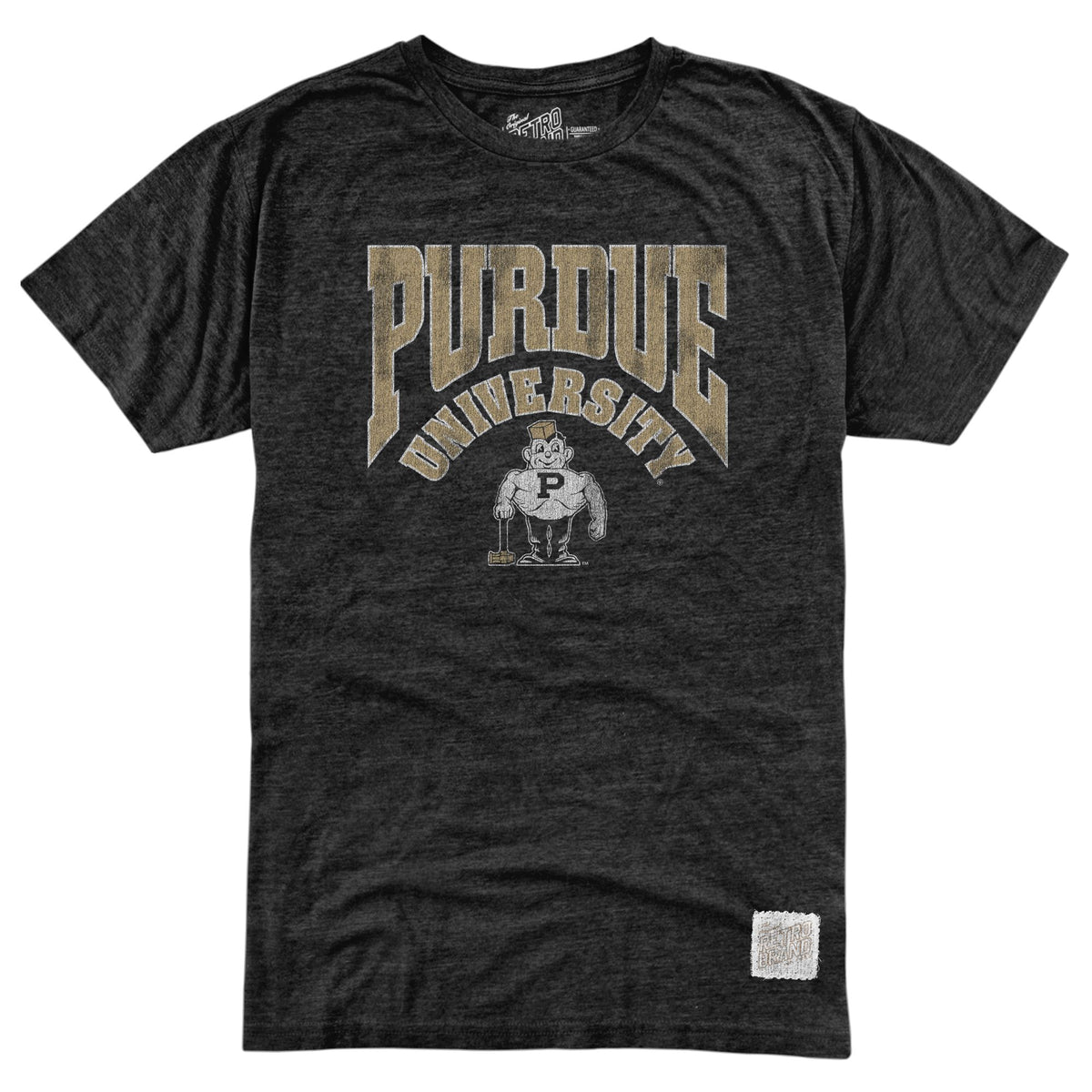 Purdue Boilermakers Tri-Blend Tee