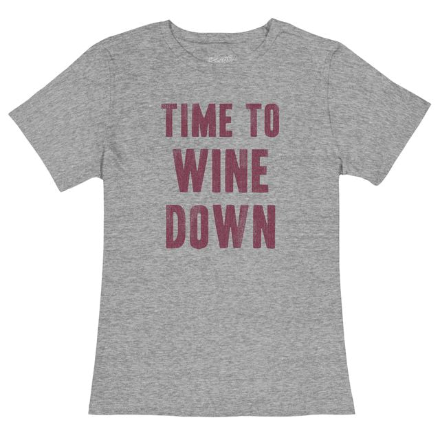 Time To Wine Down Women's Crew Tee