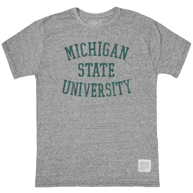 60s BRENT MICHIGAN STATE 半袖スウェットvintage Men's Comfort Wash Green Michigan State Spartans Vintage