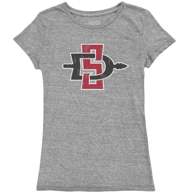 San Diego State Aztecs Women's Tri-blend crew tee