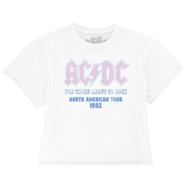 AC/DC 100% Cotton Crop Slub Tee