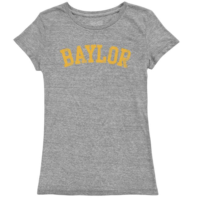 Baylor Women's Tri Blend Crew Neck Tee