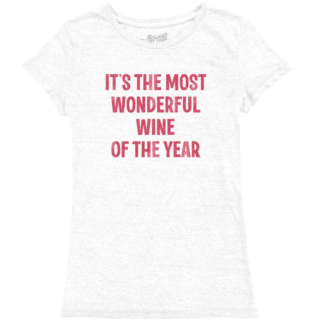 It's The Most Wonderful Wine Cotton Slub Tee