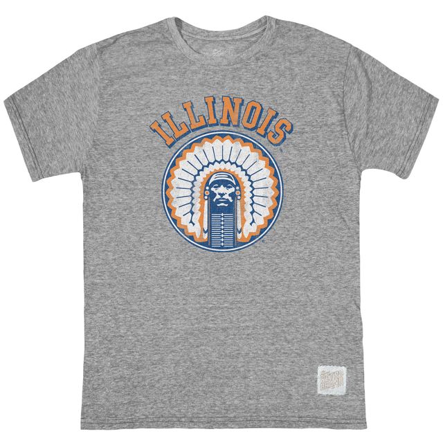 Illinois Fighting Illini Tri-Blend Tee – ORIGINAL RETRO BRAND