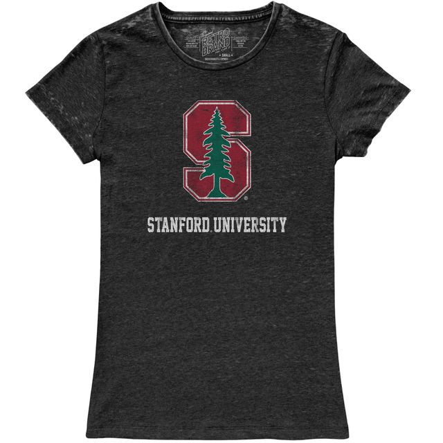 Stanford Cardinals 100% Cotton Women's Vintage Crew Tee