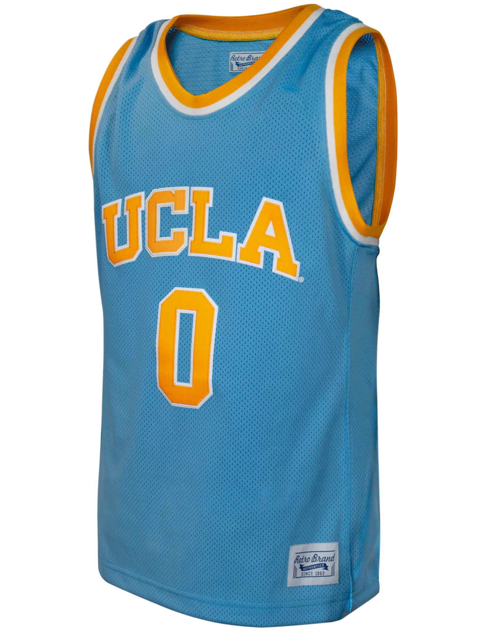 Retro Brand Ucla Basketball White Jersey Russell Westbrook #0