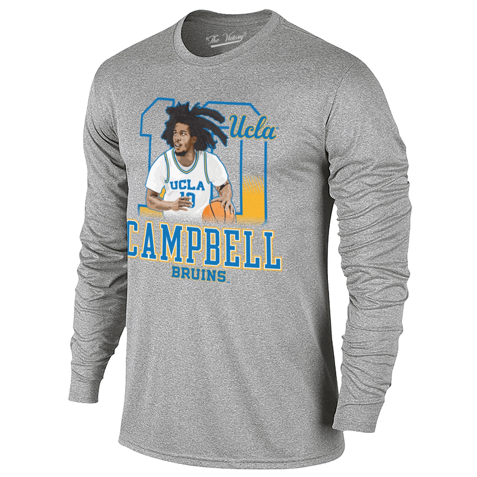Tyger Campbell UCLA Bruins Action Player Long Sleeve Tee