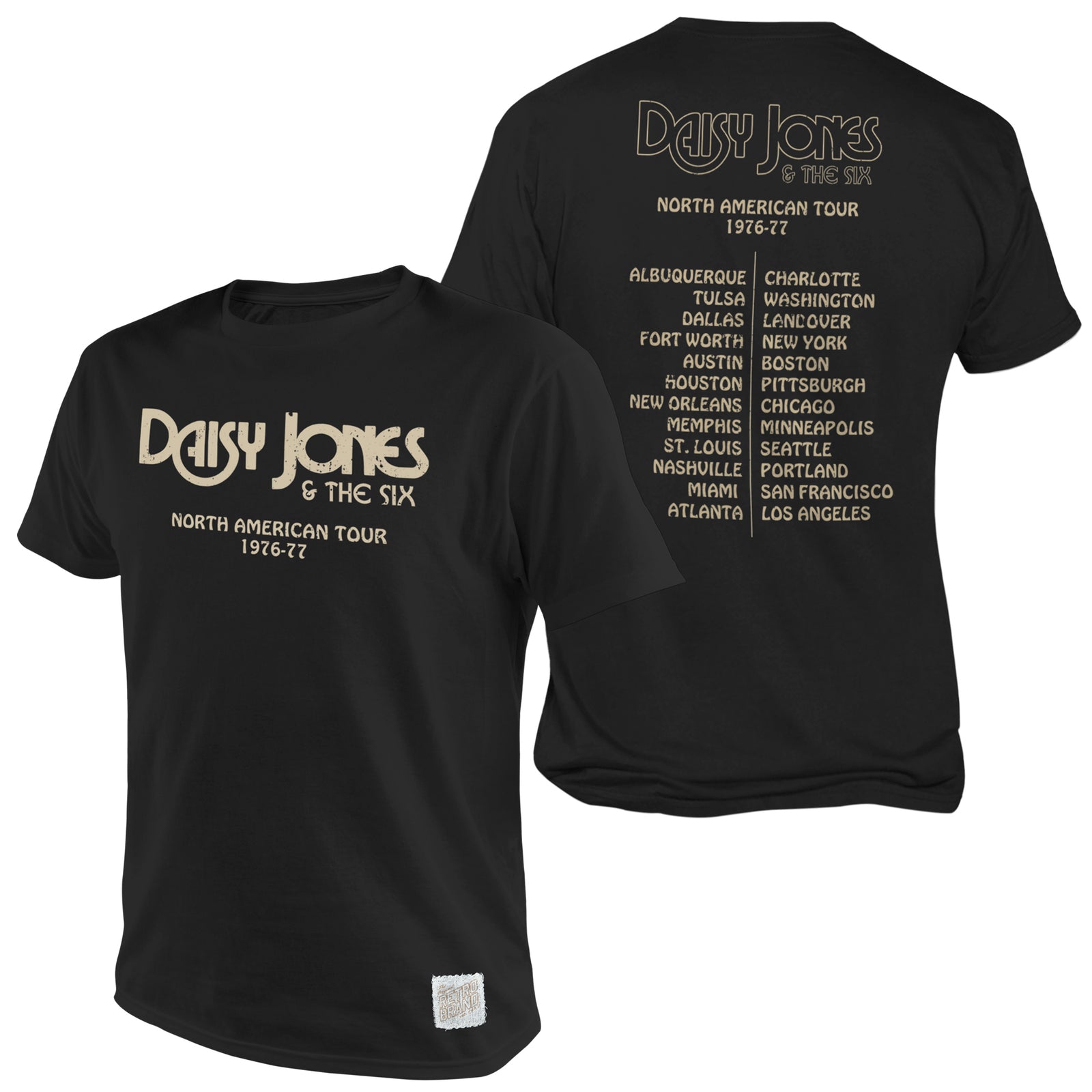 Daisy Jones & The Six Vintage Black T-shirt