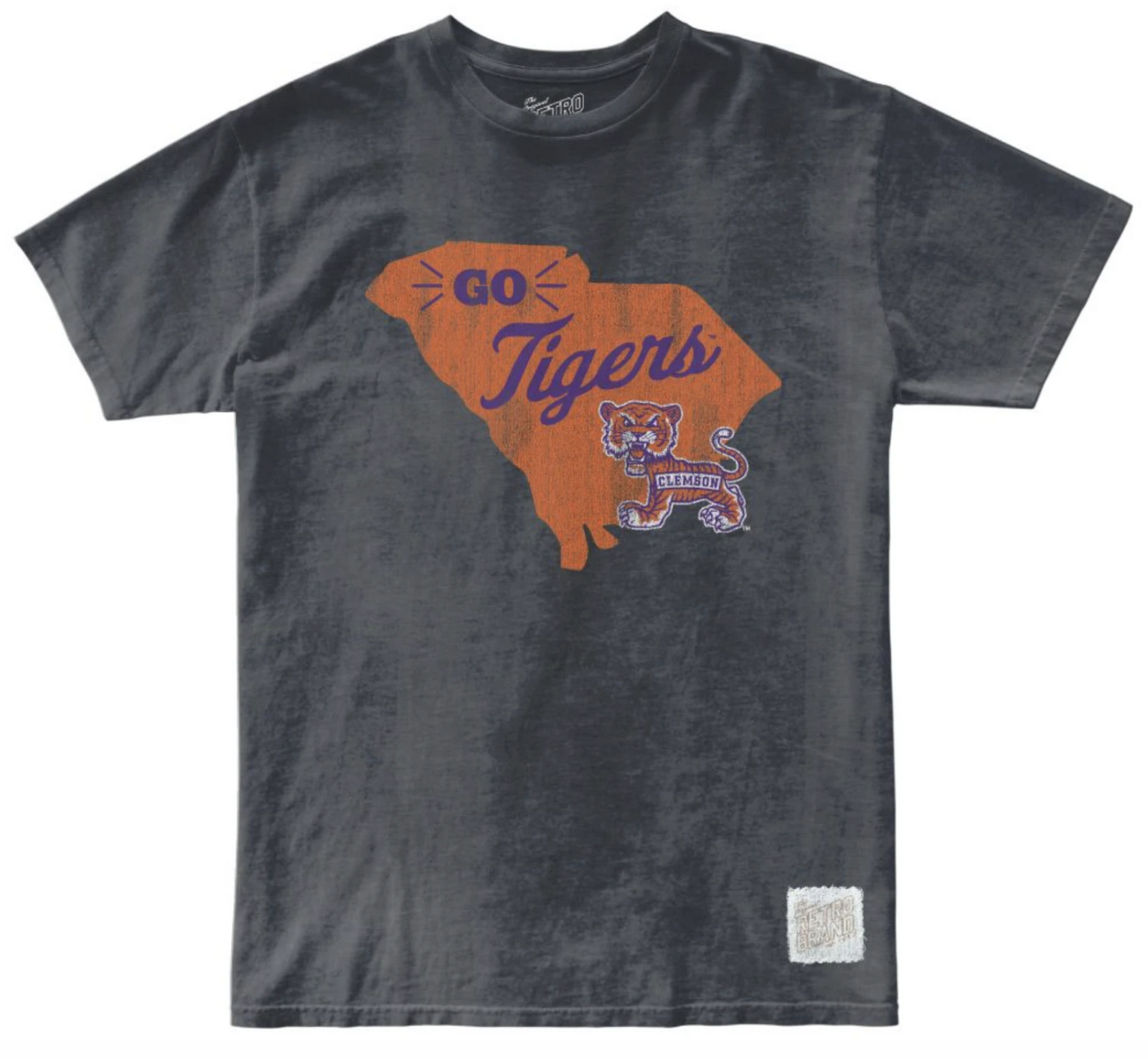 Clemson Tigers Oil Wash Tee