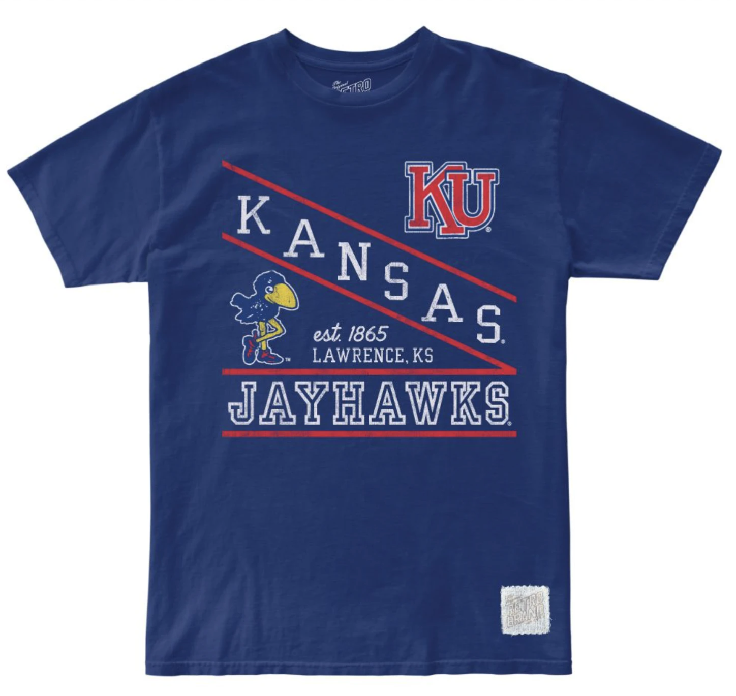 Kansas Jayhawks 100% Cotton Unisex Tee