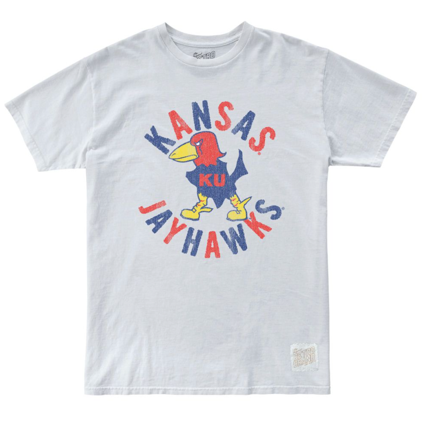 Kansas Jayhawks 100% Washed Cotton Unisex Tee