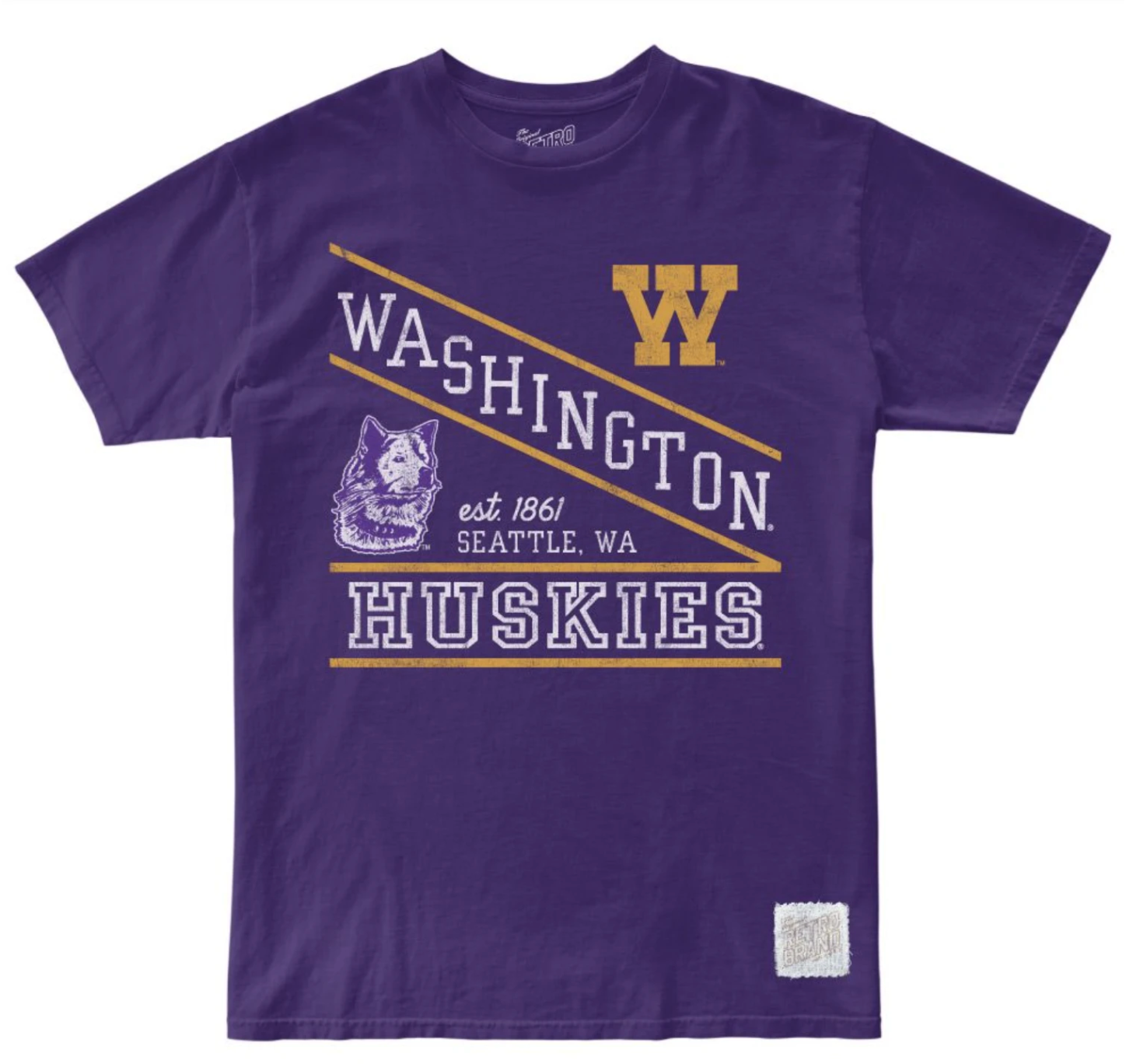 Washington Huskie 100% Cotton Unisex Tee