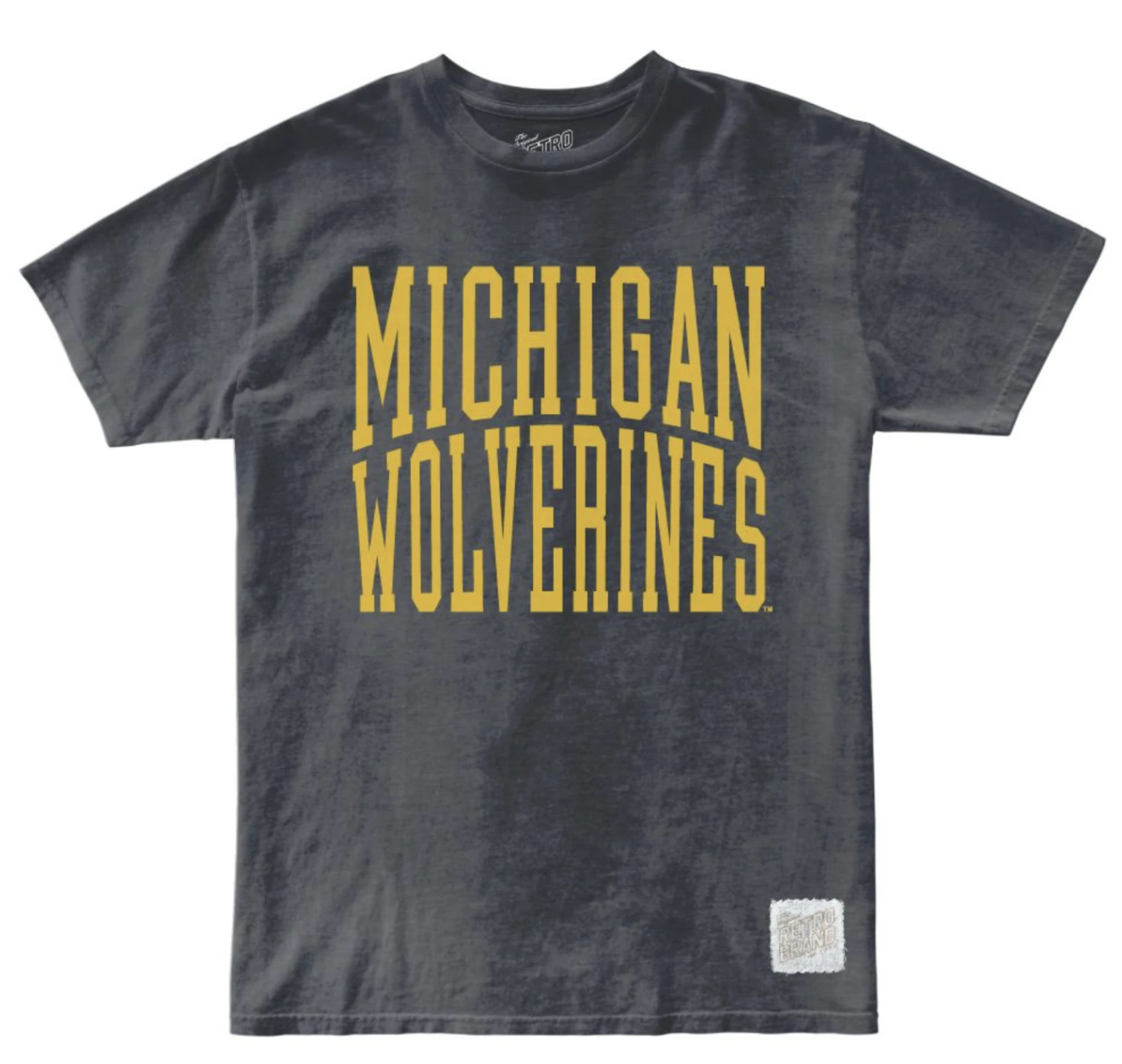 Michigan Wolverines Oil Wash Unisex Tee