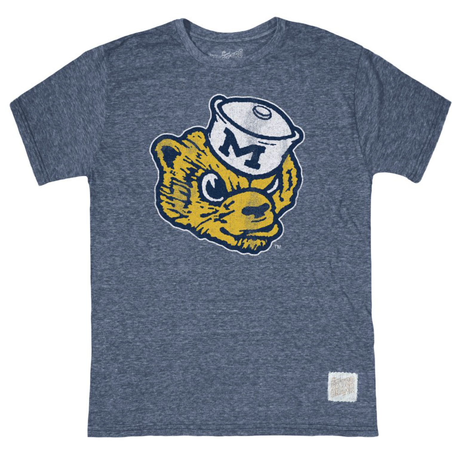 Michigan Wolverines Tri-Blend Unisex Tee