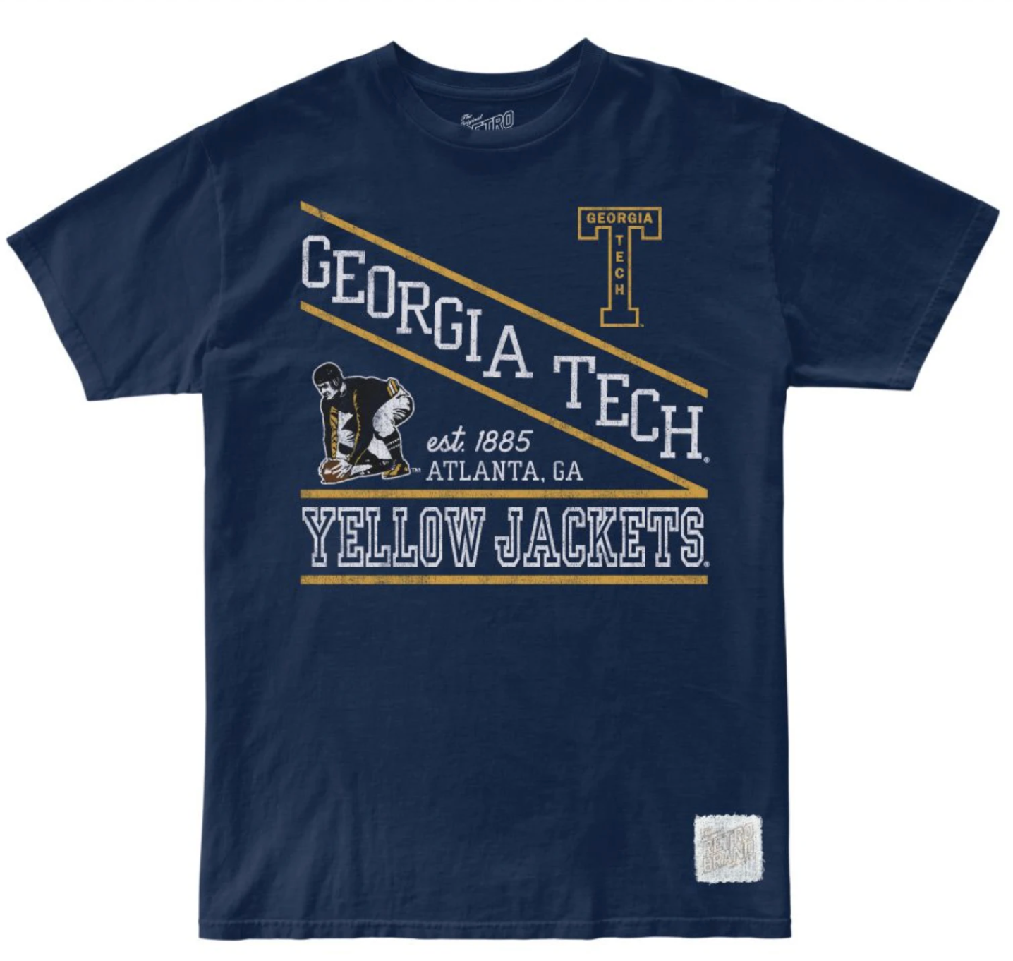 Georgia Tech Yellow Jackets 100% Cotton Tee