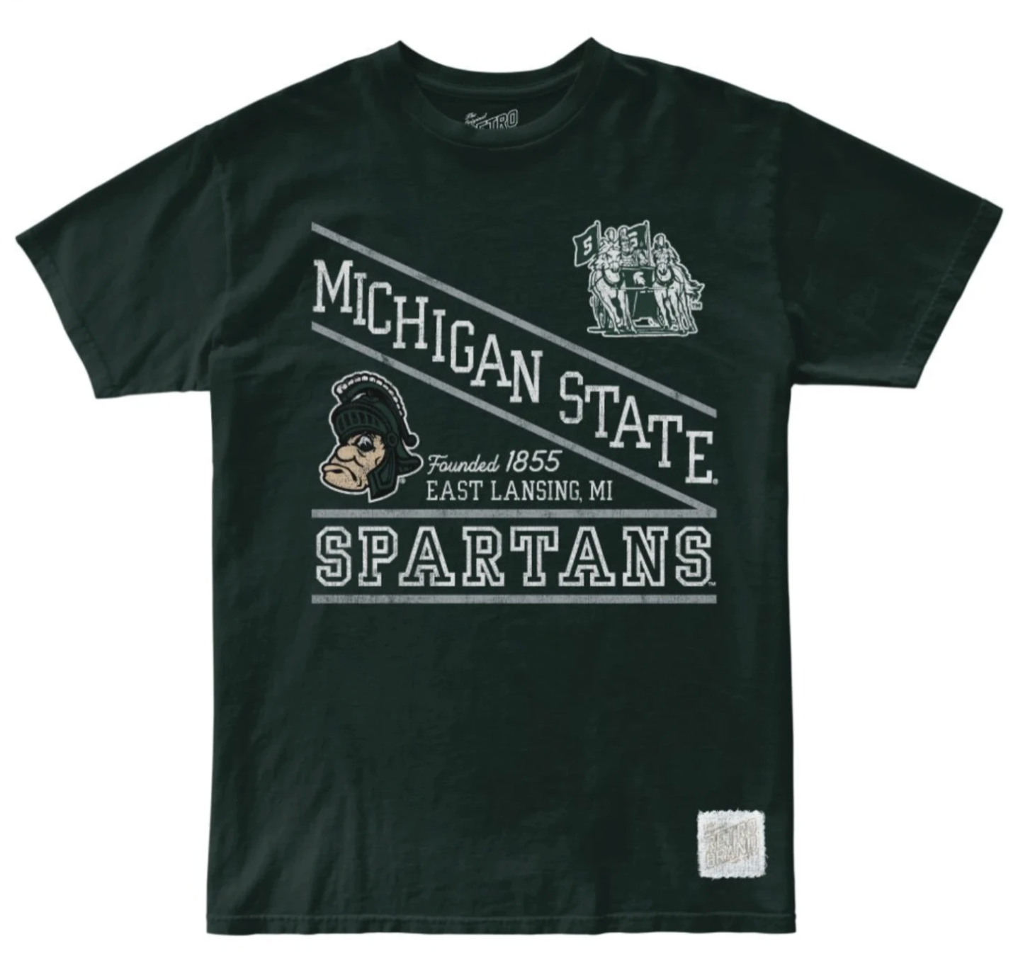 Michigan State Spartans 100% Cotton Unisex Tee