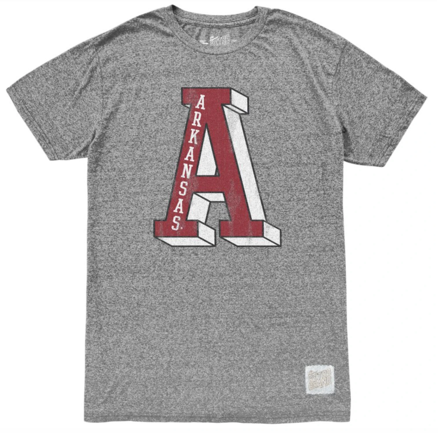 Arkansas Razorbacks Tri-Blend Unisex Tee