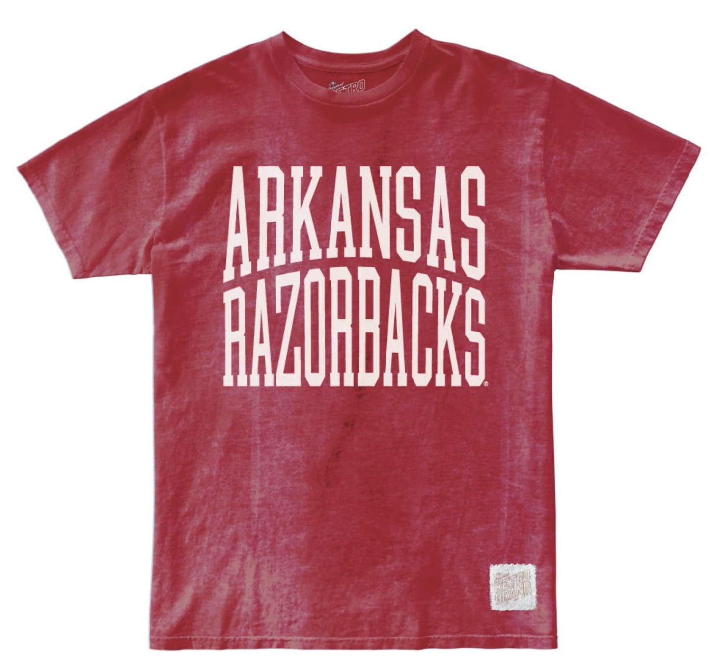 Arkansas Razorbacks Oil Wash Unisex Tee