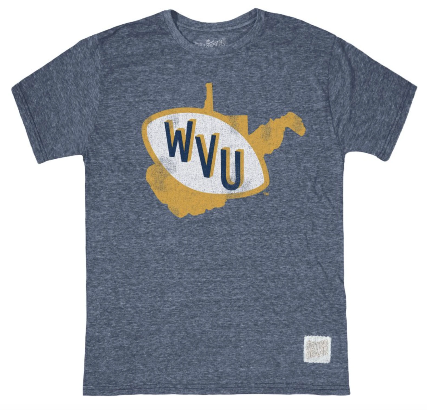 West Virginia Mountaineers Tri-Blend Unisex Tee