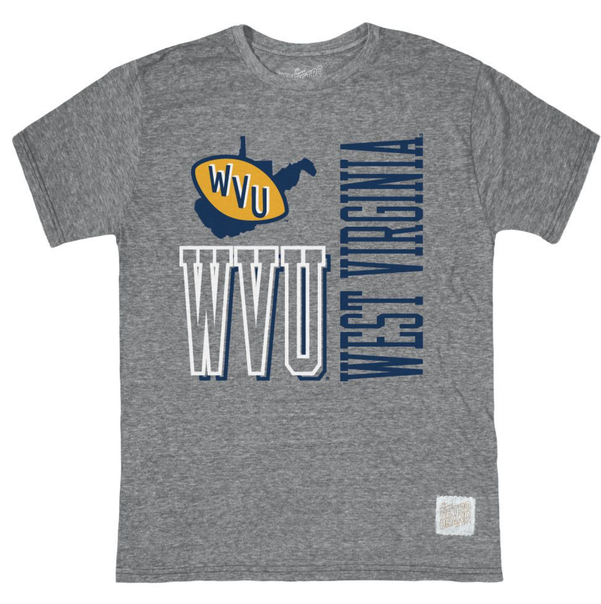 West Virginia Mountaineers Tri-Blend Tee