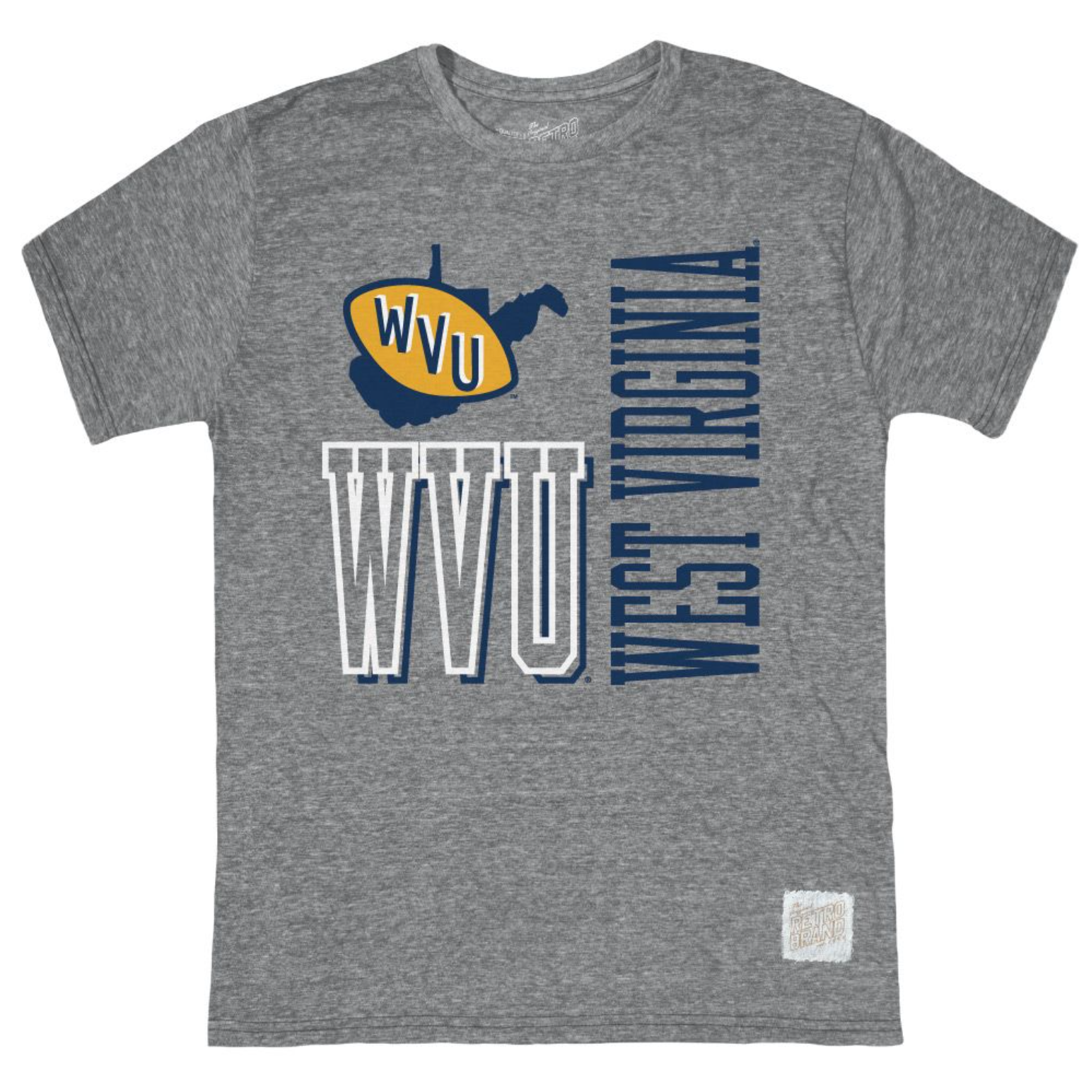 West Virginia Mountaineers Tri-Blend Unisex Tee