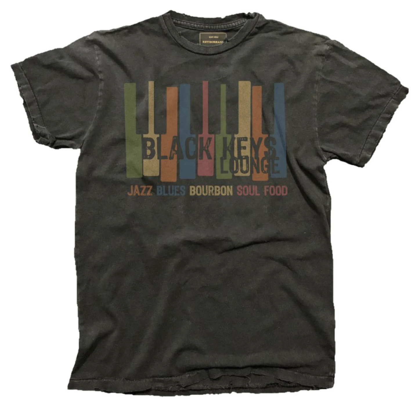 Black Keys Lounge Black Label Tee ORIGINAL RETRO BRAND