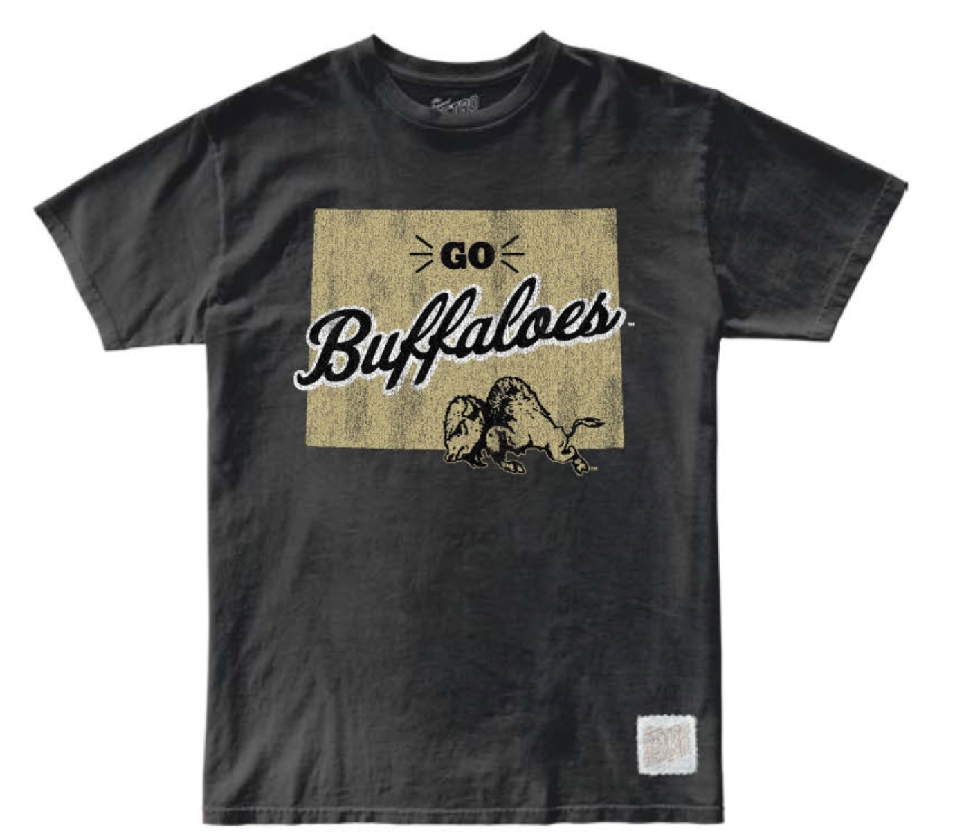 Colorado Buffaloes 100% Cotton Oil Wash Unisex Tee