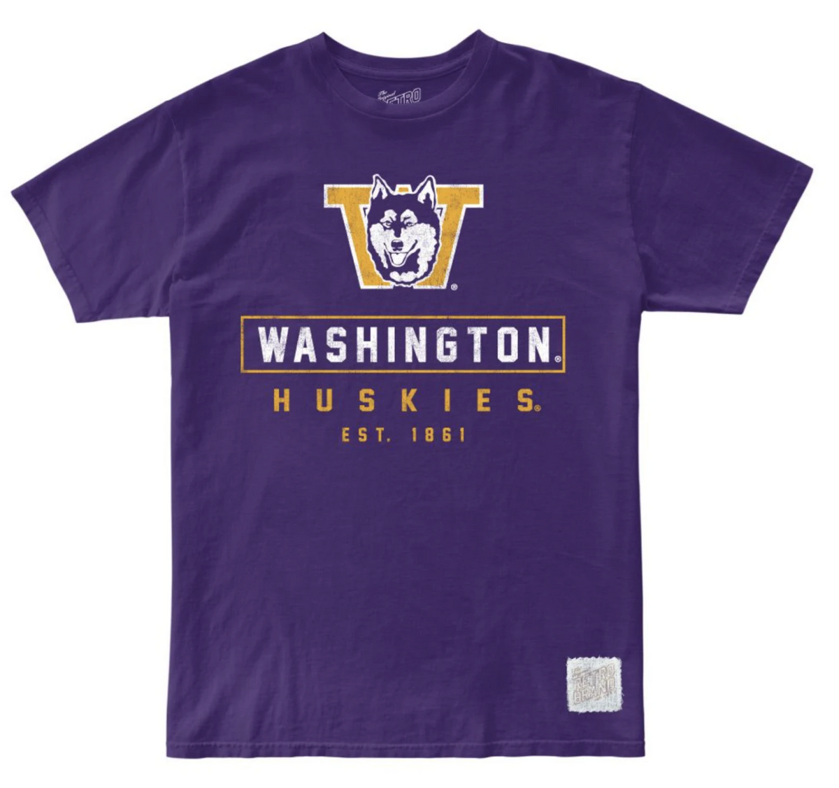 Washington Huskies 100% Cotton Tee