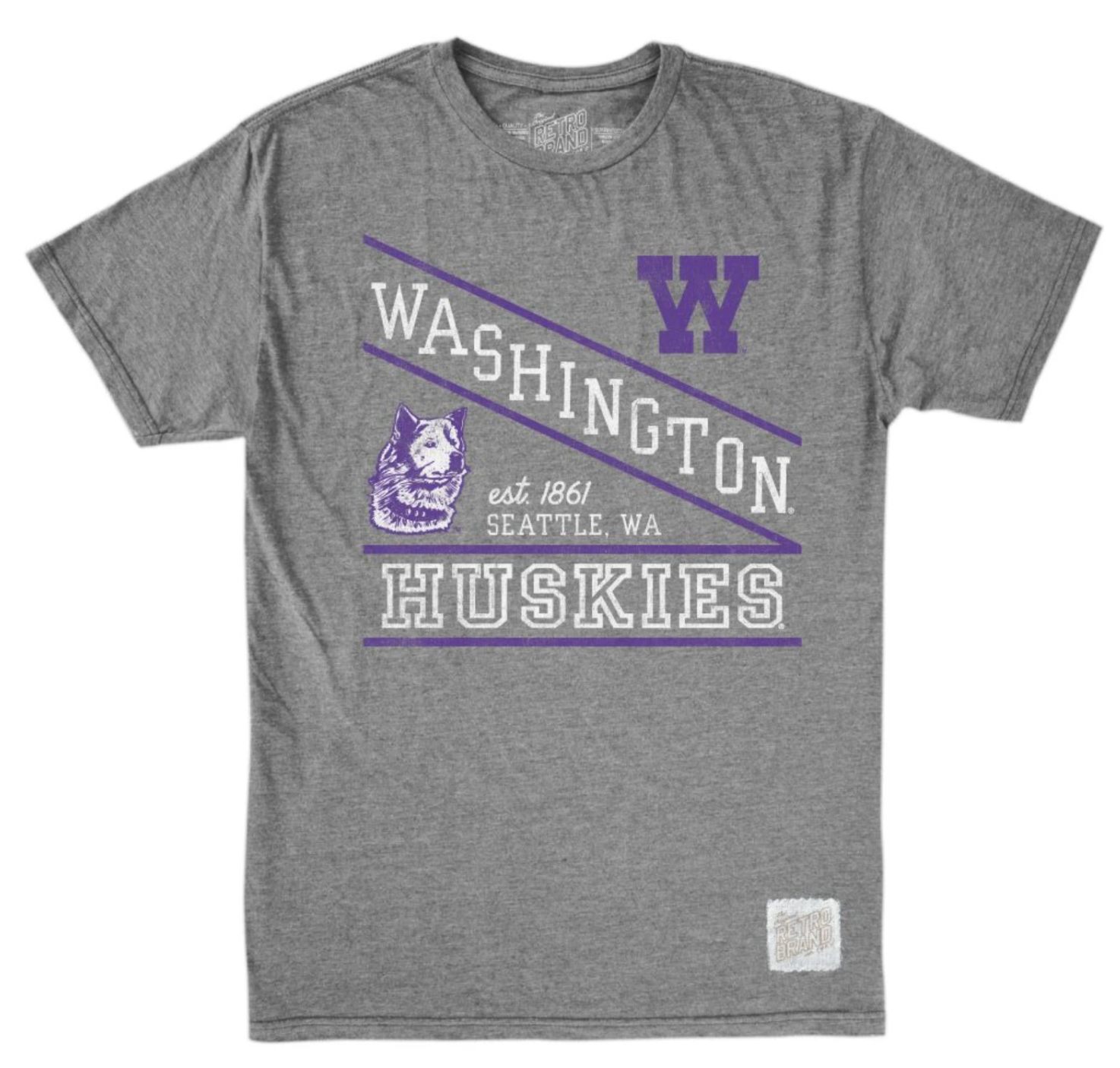 Washington Huskies Dual Blend Unisex Tee