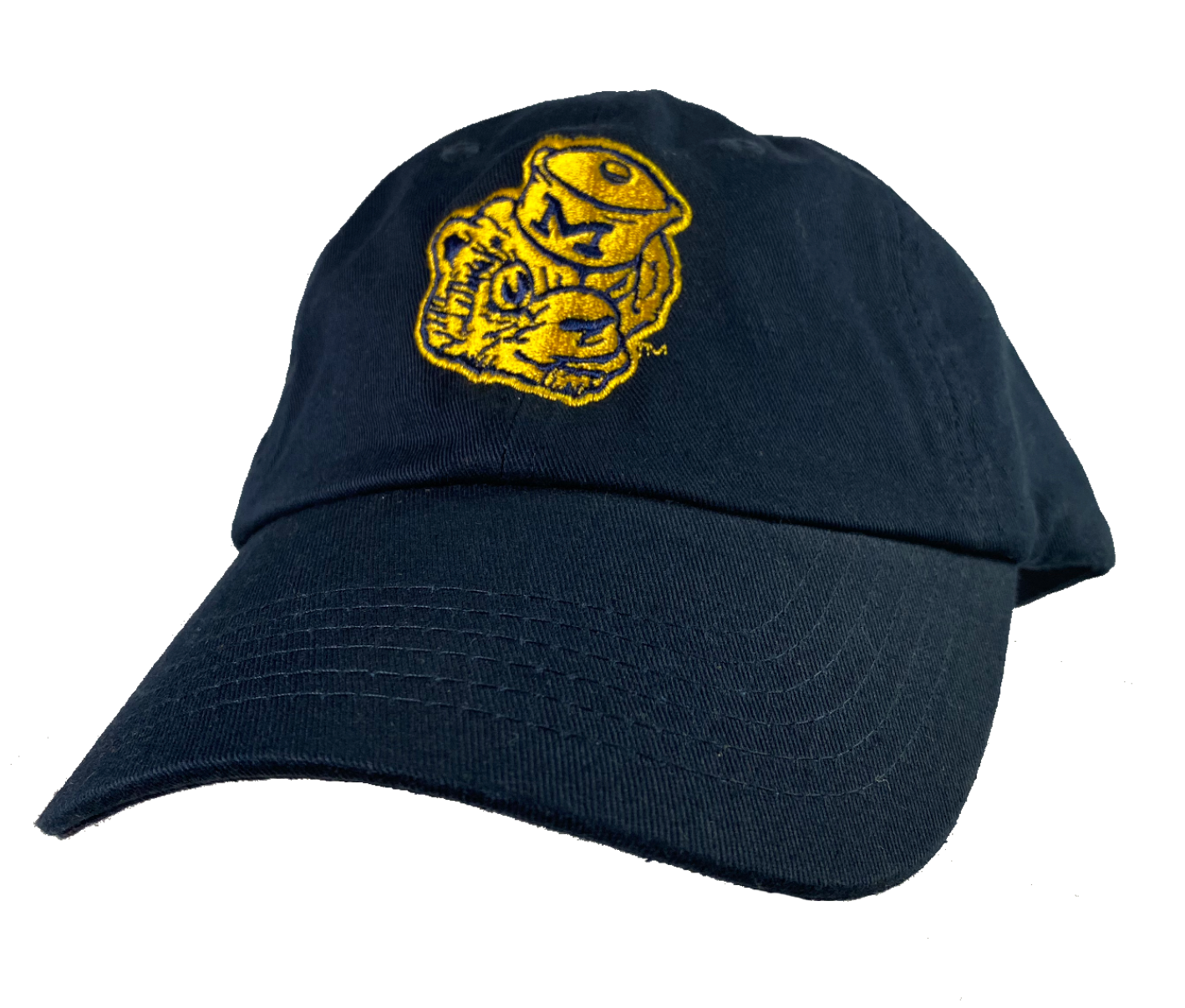 Michigan Wolverines Vault Logo 100% Cotton Six Panel Cap