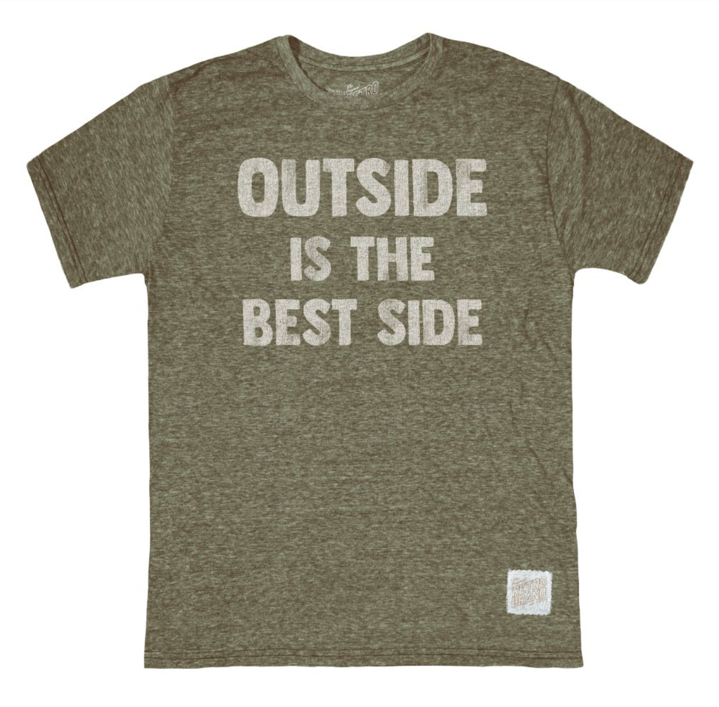 Outside is the Best Side Tri-Blend Unisex Tee