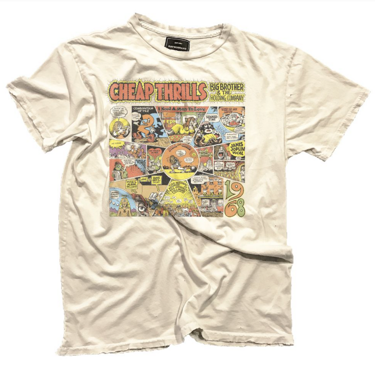 Big Brother The Holding Co. Cheap Thrills Black Label Tee