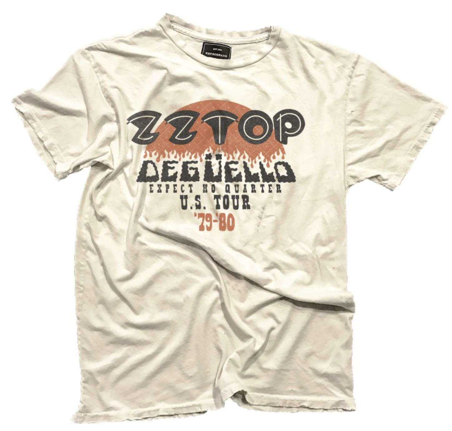 ZZ Top '79-'80 U.S. Tour Black Label Tee