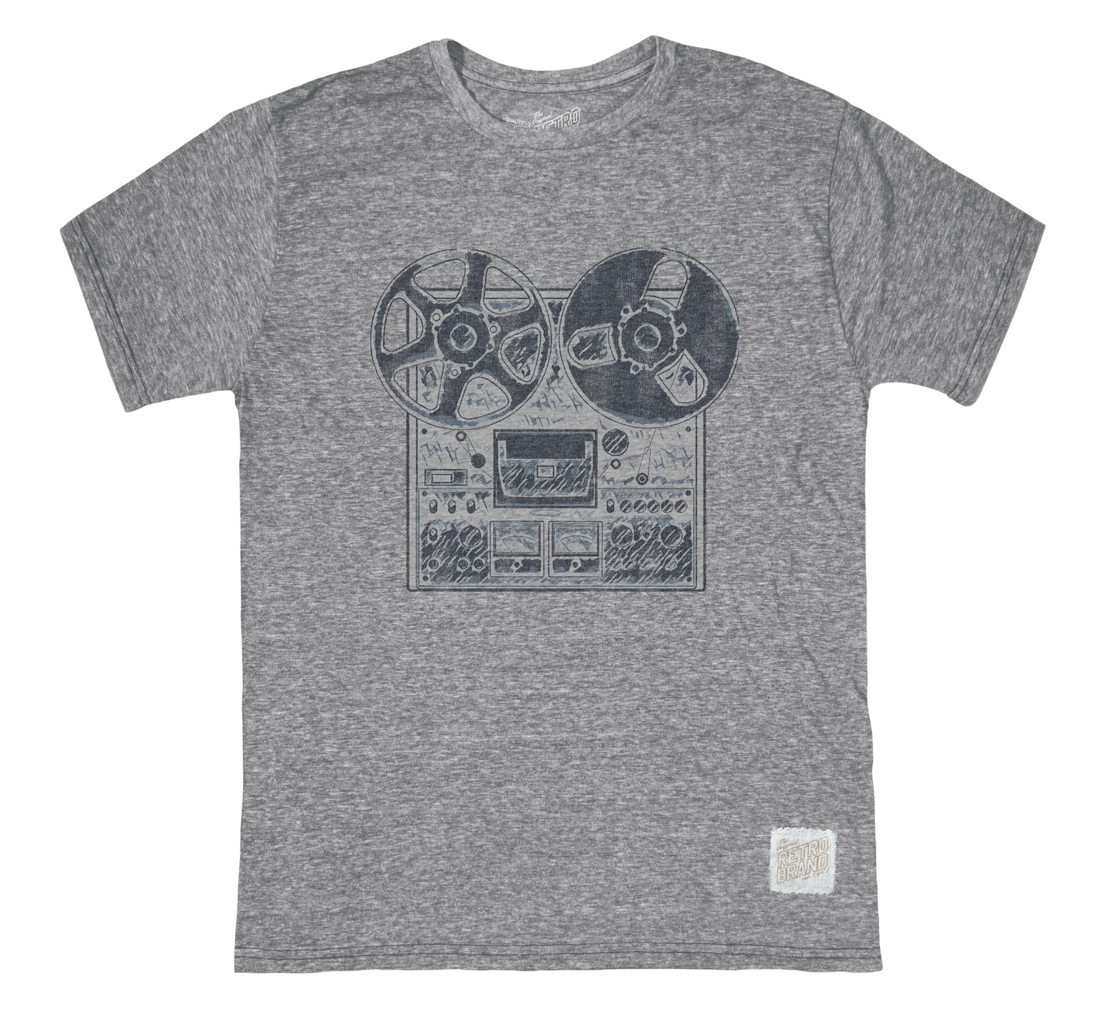 Vintage Reel to Reel Tri-Blend Unisex Tee