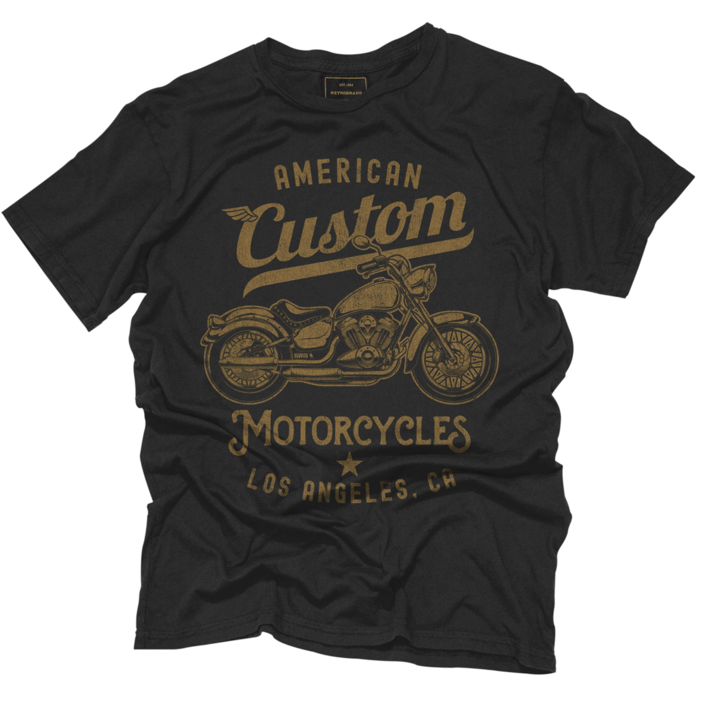 American Custom Motorcycles Black Label Tee