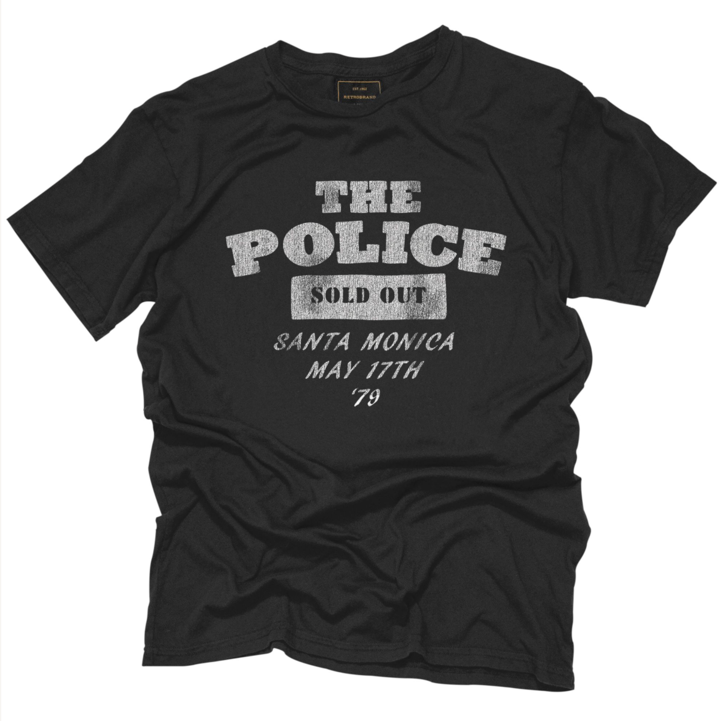 The Police Santa Monica '79 Black Label Tee