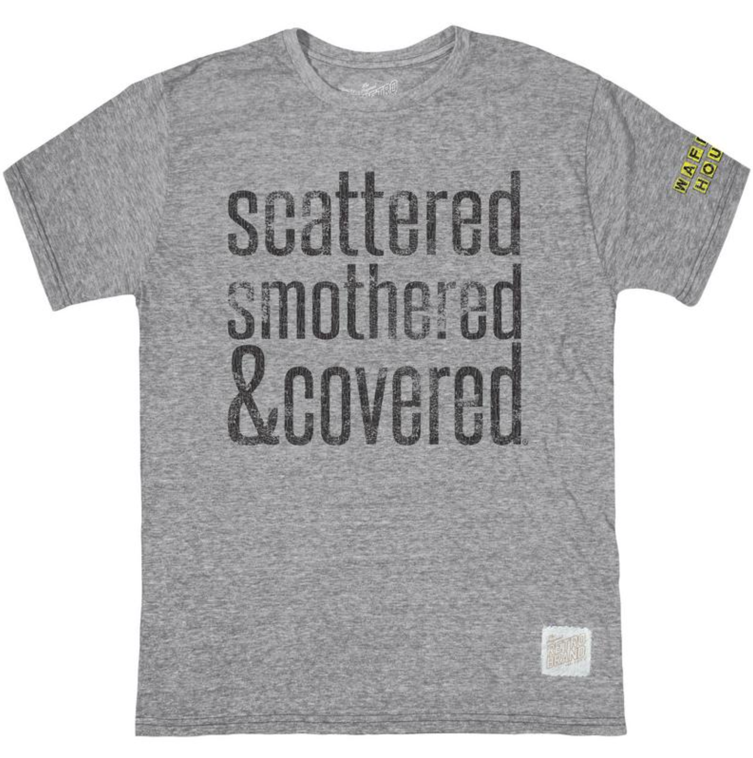 Waffle House "Scattered Smothered & Covered" Tri-Blend Tee
