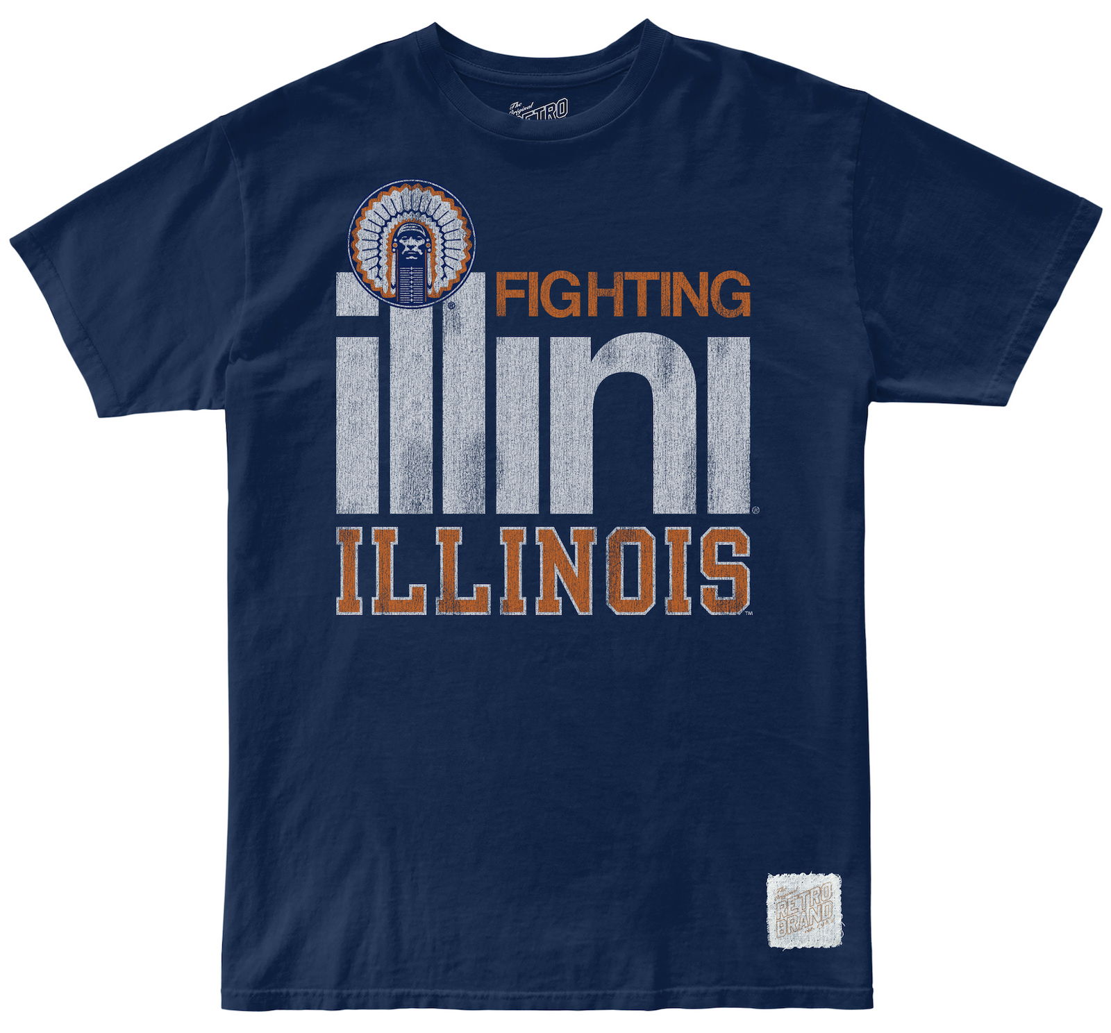 Illinois Fighting Illini 100% Cotton Tee