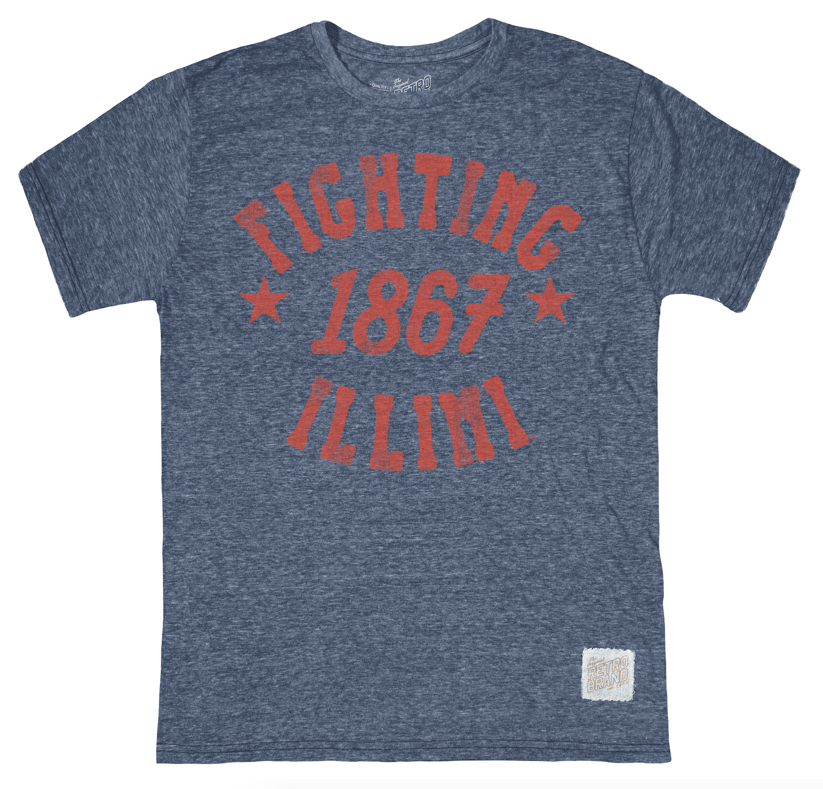 Illinois Fighting Illini Tri-Blend Tee