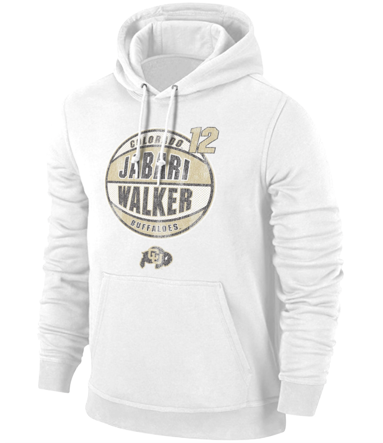 Jabari Walker Colorado Buffaloes Hooded Sweatshirt