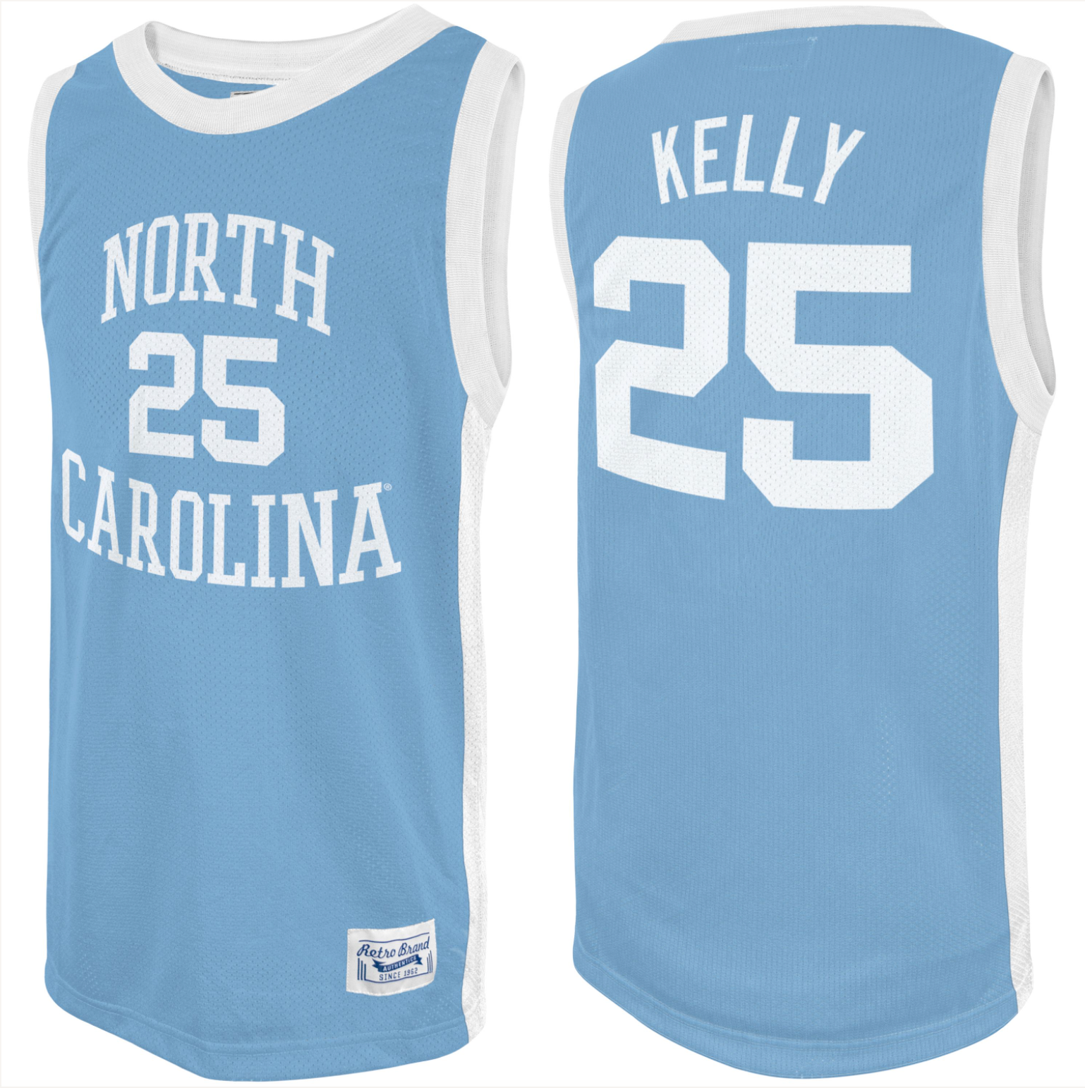 original retro brand North Carolina Tar Heels Deja Kelly Screen Print Jersey  | Clothing