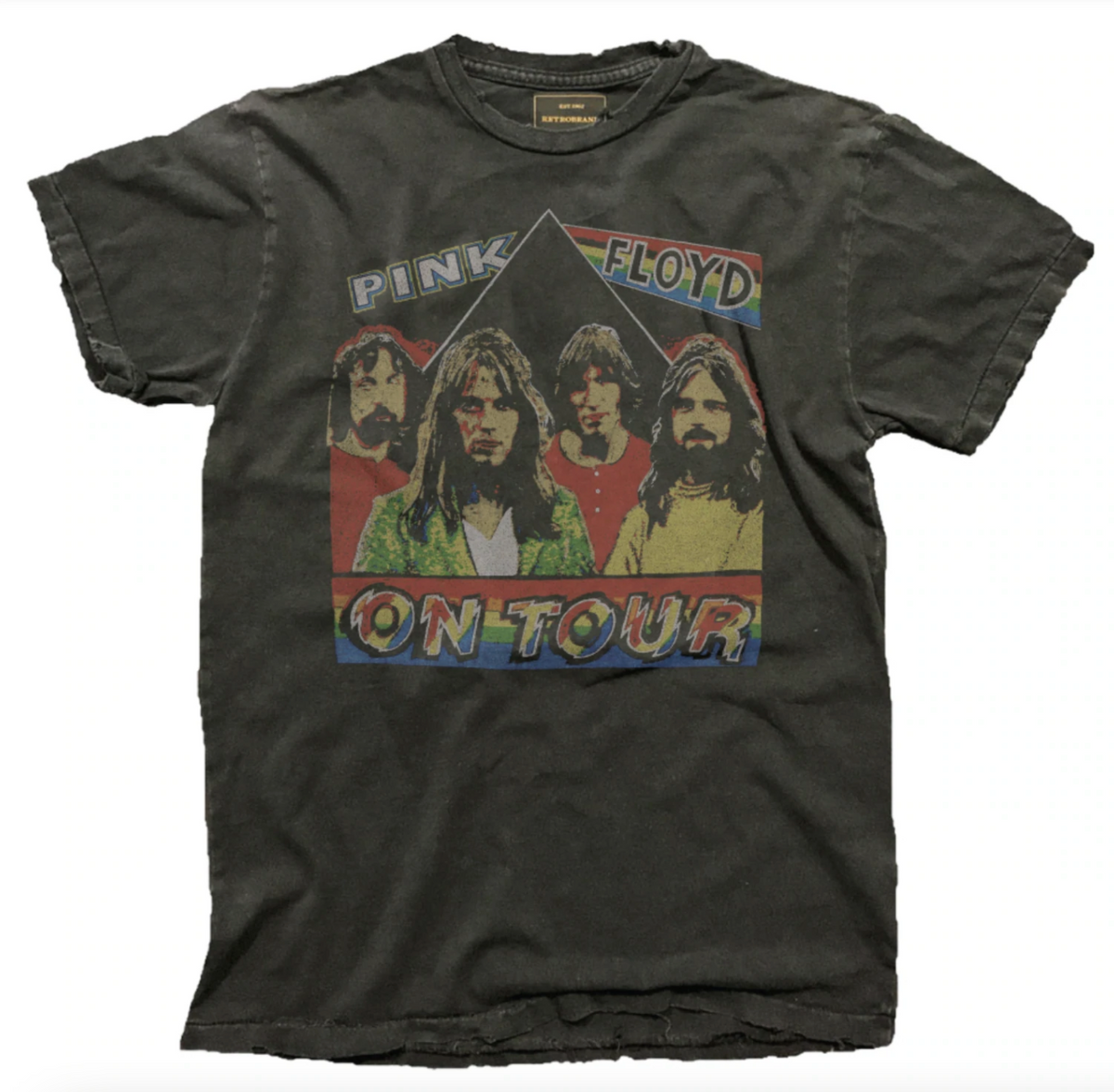 Pink Floyd On Tour Black Label Tee
