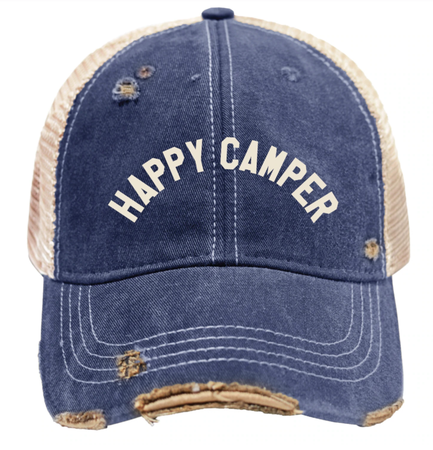 Happy Camper Snap Back Trucker Cap – ORIGINAL RETRO BRAND