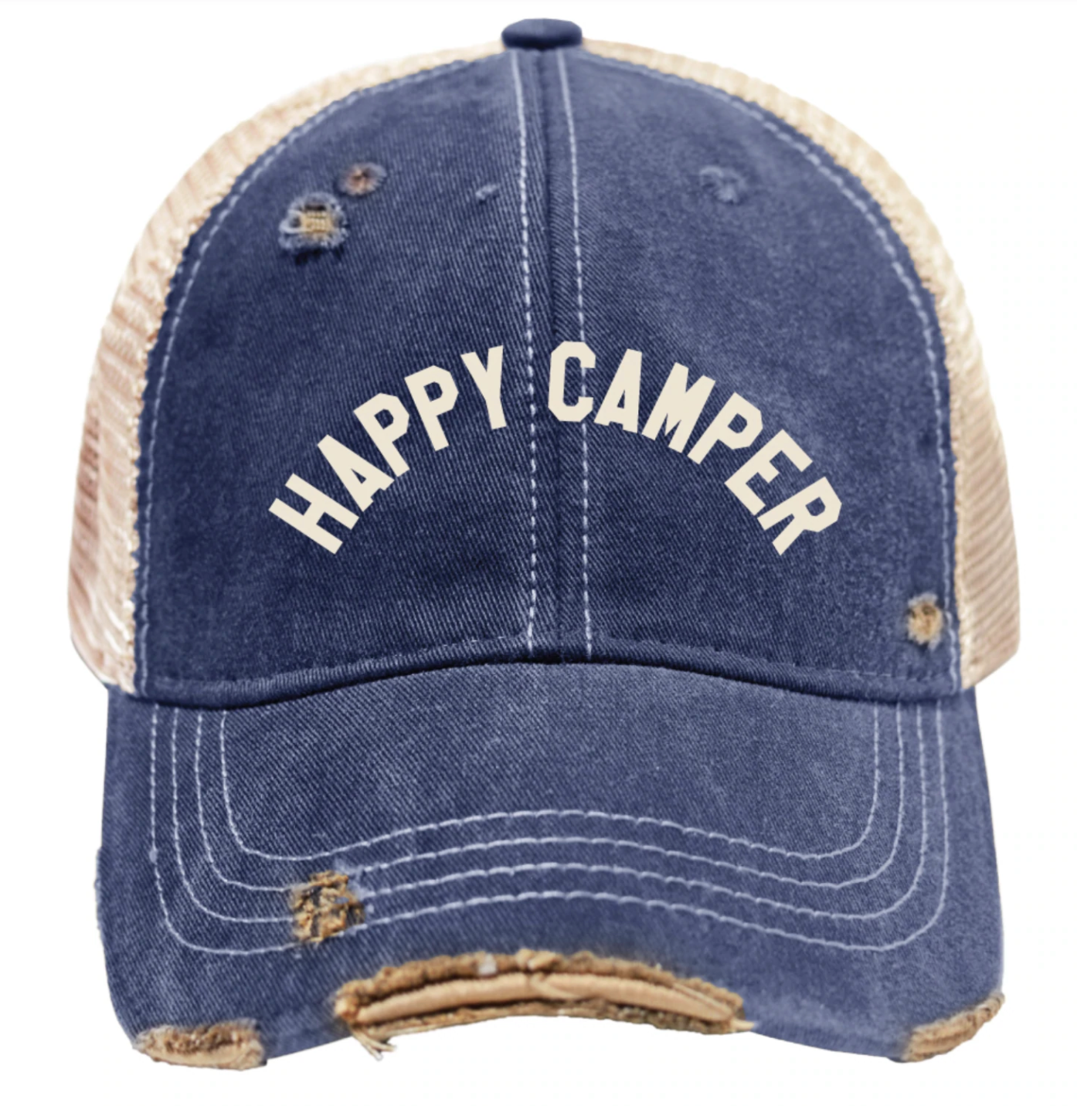 Happy Camper Snap Back Trucker Cap