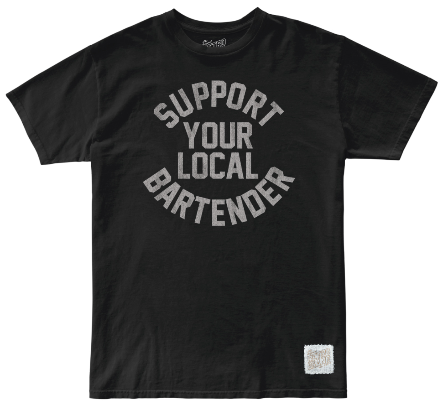 Support Your Local Bartender 100% Cotton Unisex Tee