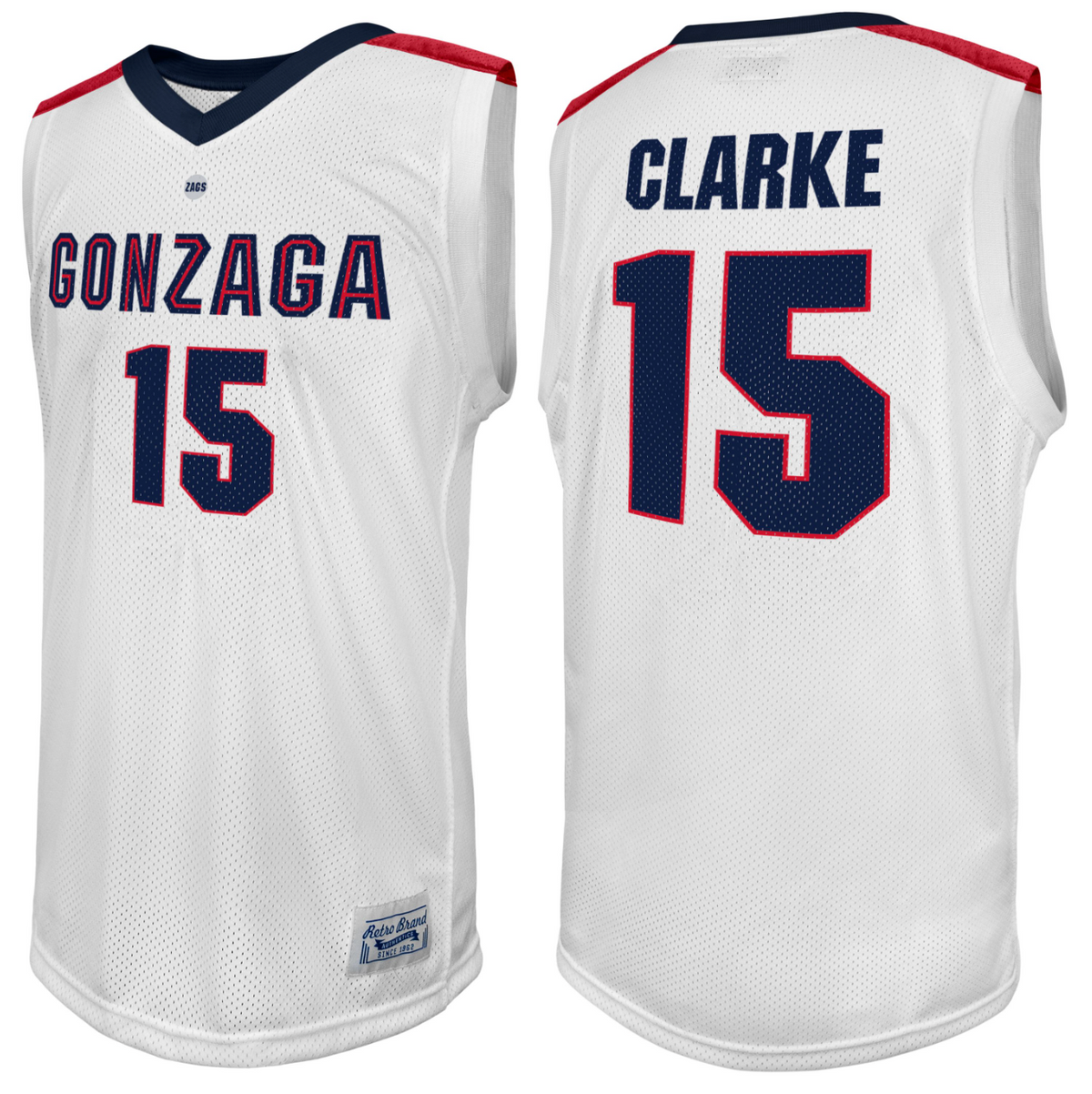 Gonzaga Bulldogs Brandon Clarke Throwback Jersey