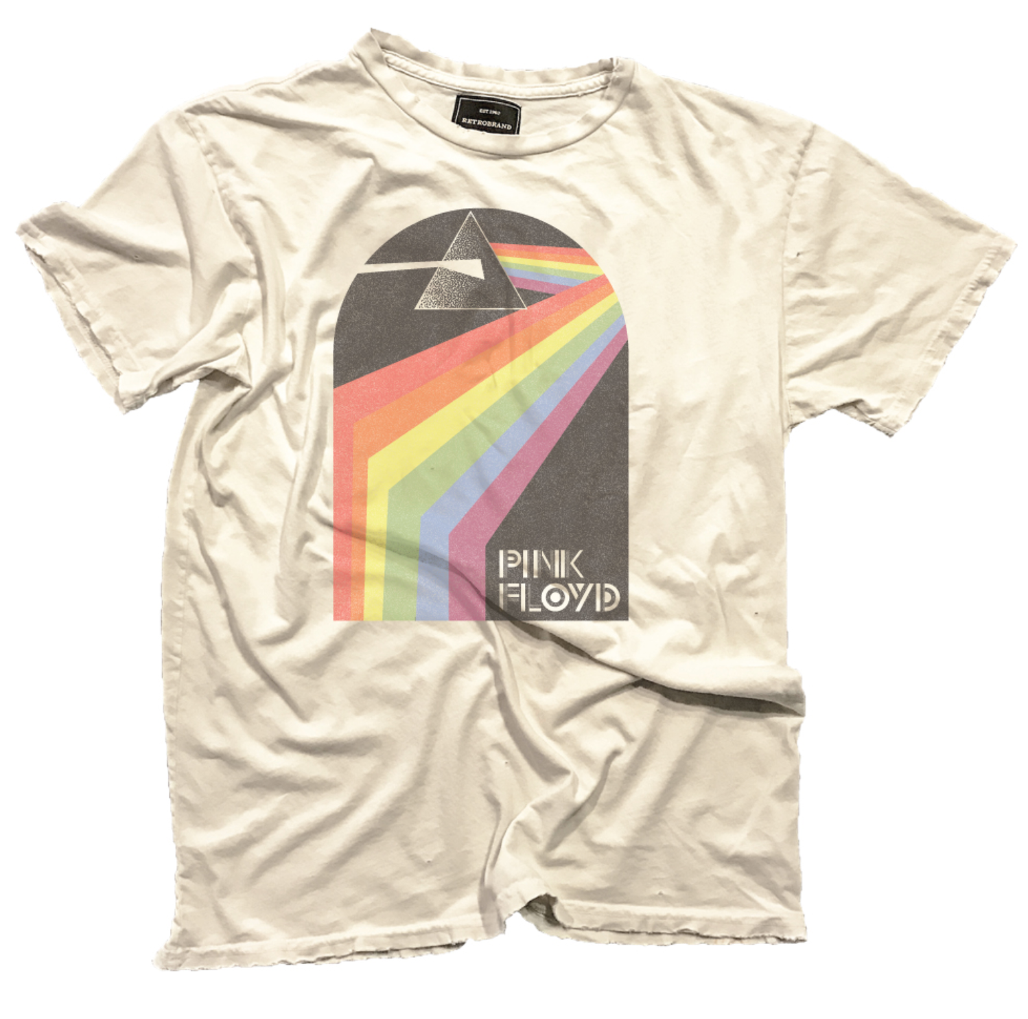 Pink Floyd Dark Side Of The Moon Prism Black Label Tee