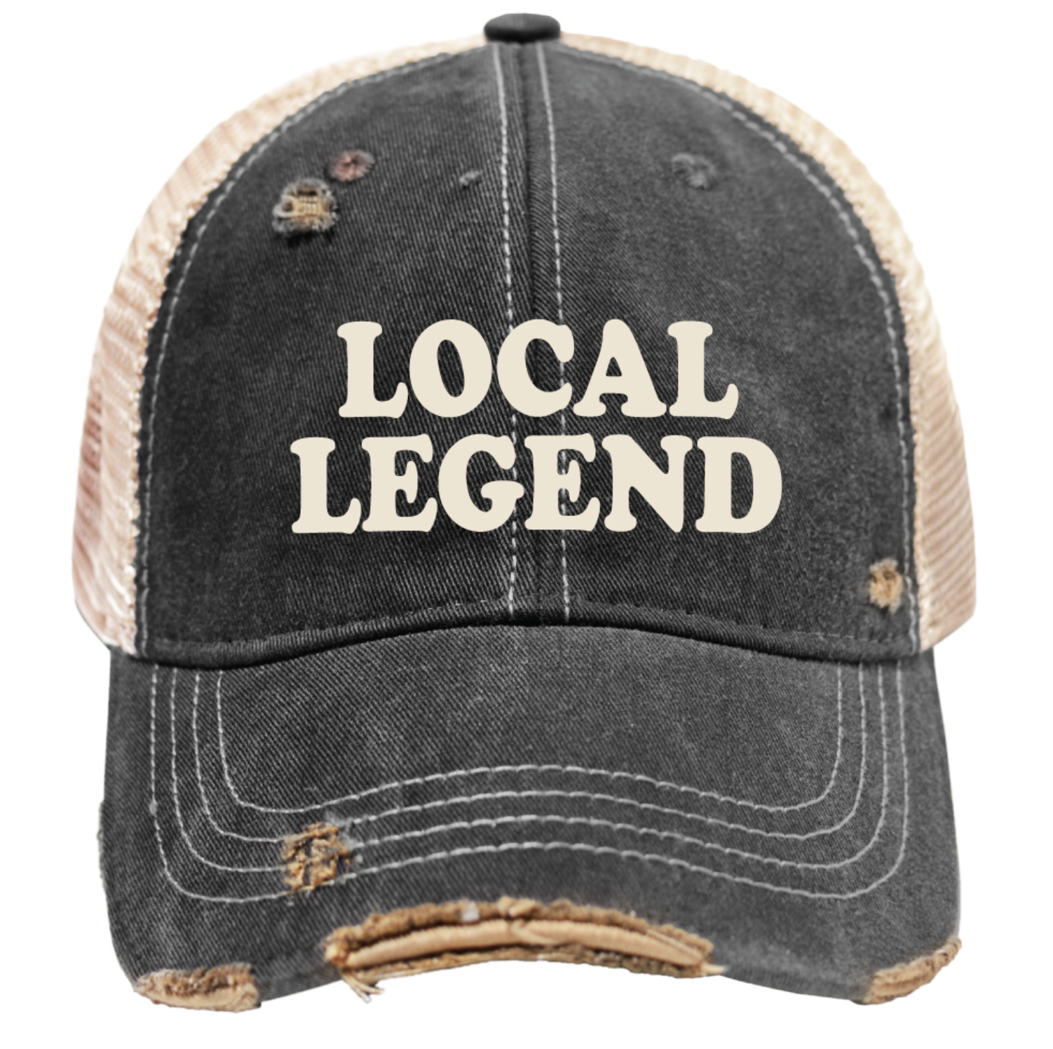 Local Legend Vintage Snap Back Trucker Cap