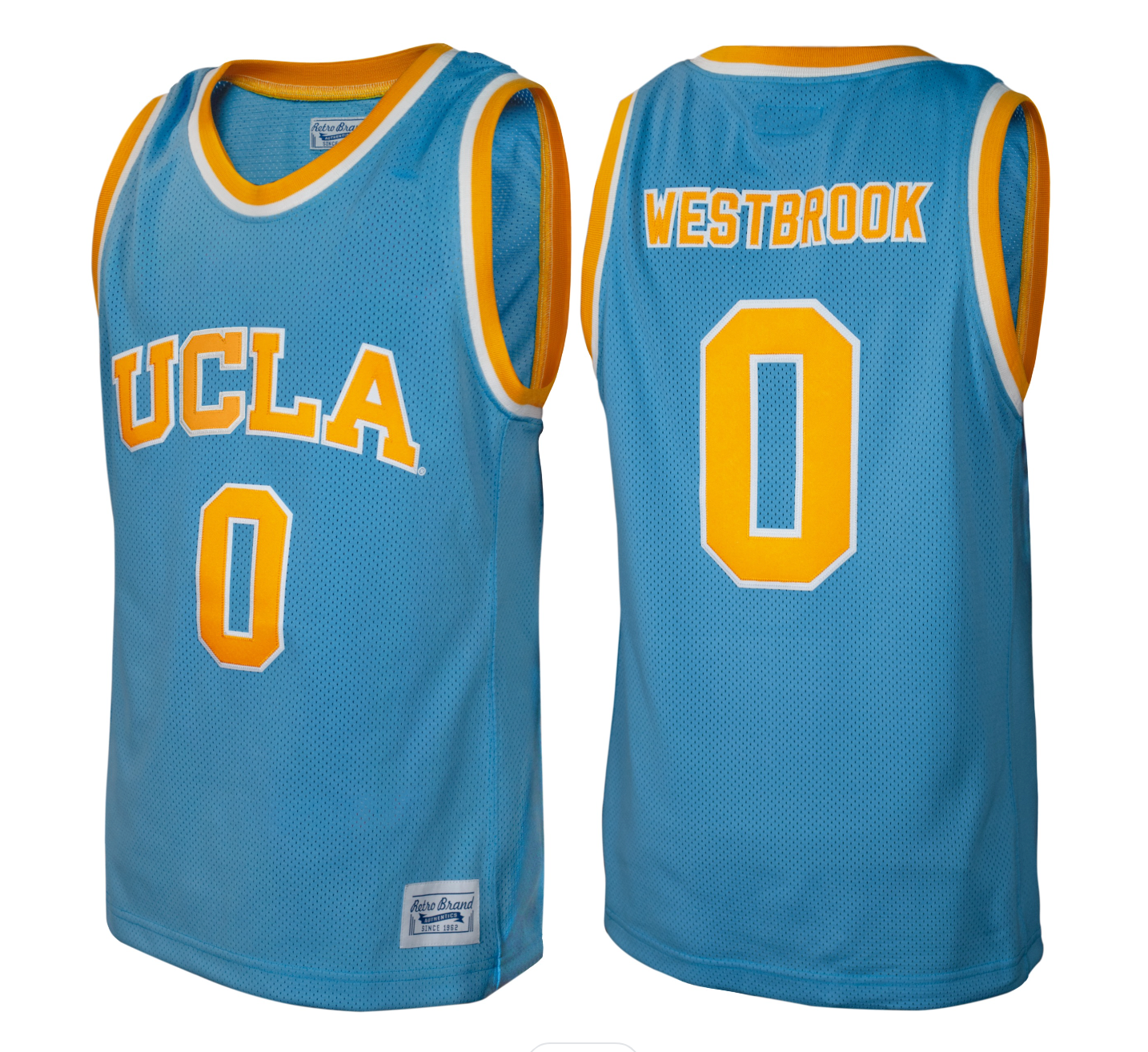 Customized UCLA RUSSELL WESTBROOK 0 COLLEGE BASKETBALL JERSEY